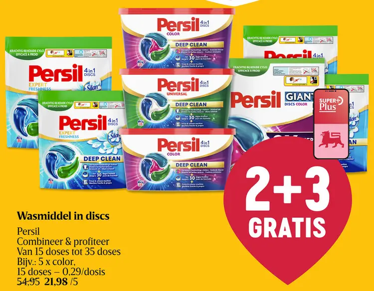Promotie: Wasmiddel in discs