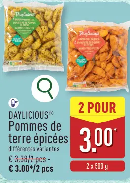 Offre: Pommes de terre épicées
