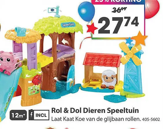Aanbieding: Rol & Dol Dieren Speeltuin