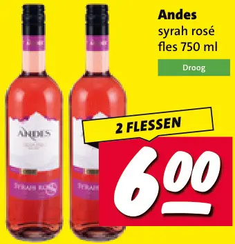 Aanbieding: Andes Syrah rosé