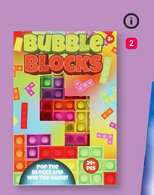 Aanbieding: Pop it spel Bubble Blocks
