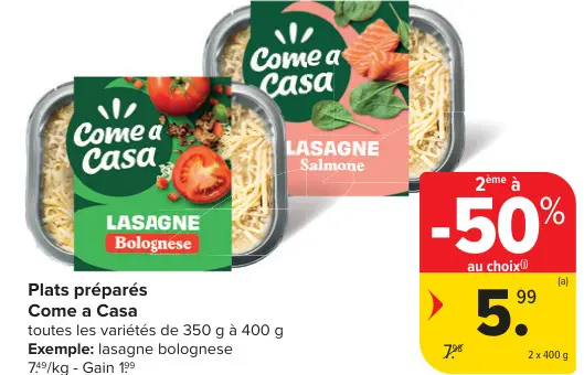 Offre: Lasagne