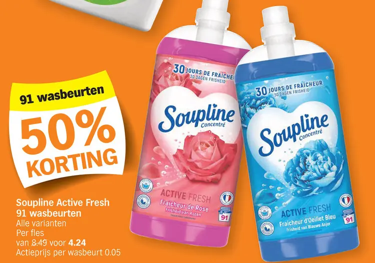 Offre: Soupline Active Fresh