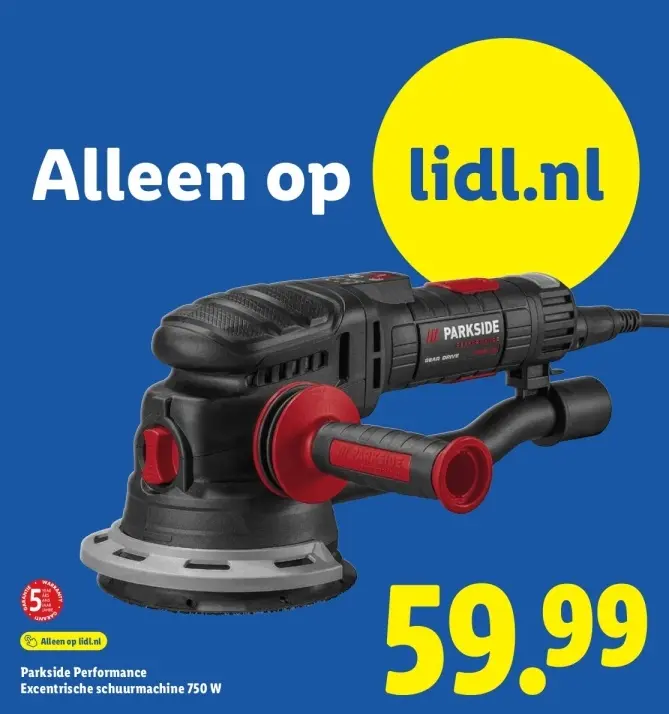 Aanbieding: Excentrische schuurmachine