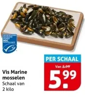Aanbieding: Vis Marine mosselen