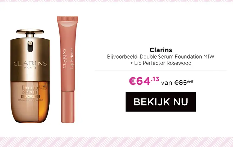 Aanbieding: Double Serum Foundation M1W + Lip Perfector R