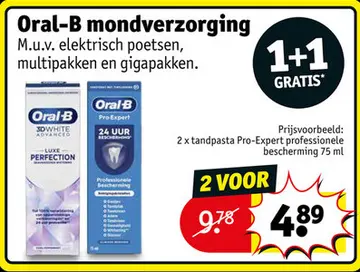 Aanbieding: Oral-B mondverzorging
