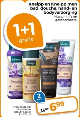 Aanbieding: Kneipp en Kneipp men bad, douche, hand- en bodyverzorging