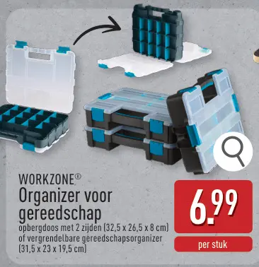 Promotie: Organizer voor gereedschap