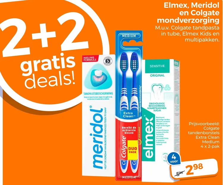 Aanbieding: Elmex, Meridol en Colgate mondverzorging
