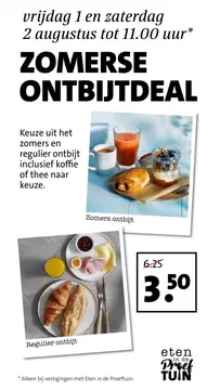 Aanbieding: Zomerse Ontbijtdeal
