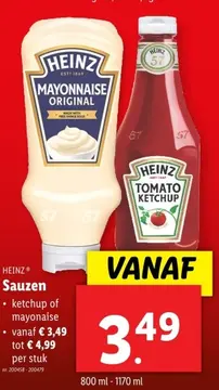 Aanbieding: Sauzen