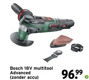 Aanbieding: Bosch 18V multitool Advanced