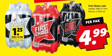 Aanbieding: First Choice cola