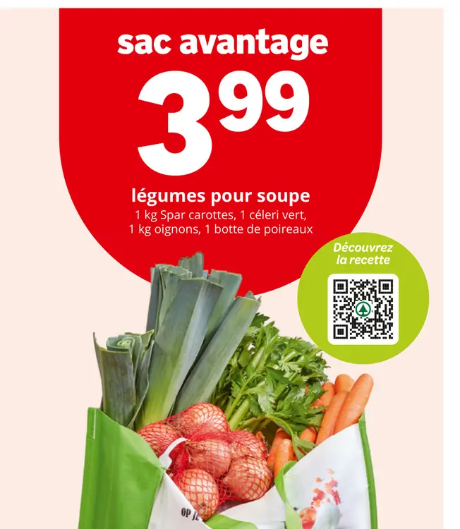 Offre: légumes pour soupe