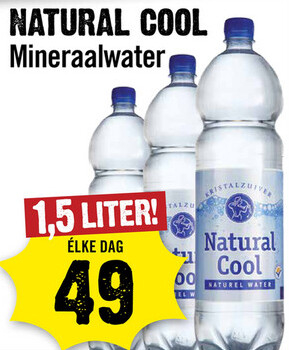 Aanbieding: NATURAL COOL Mineraalwater