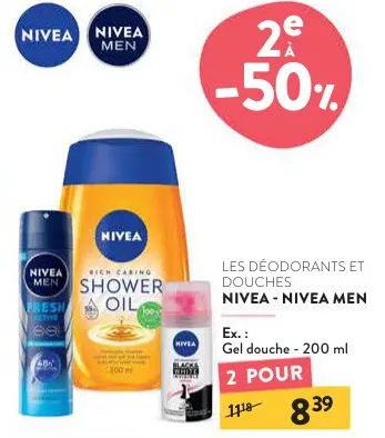 Offre: Les déodorants et douches