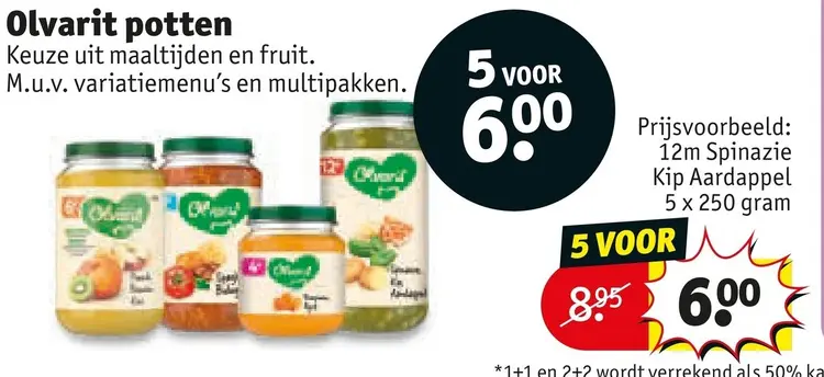 Aanbieding: Olvarit potten