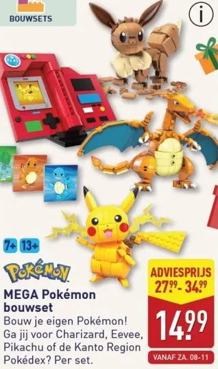 Aanbieding: MEGA Pokémon bouwset