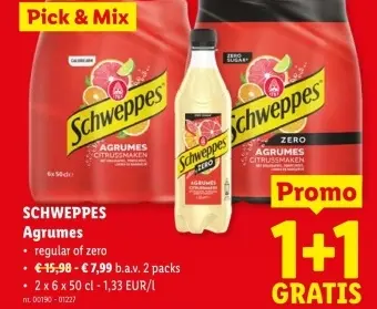 Promotie: Schweppes Agrumes