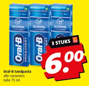 Aanbieding: Oral-B tandpasta