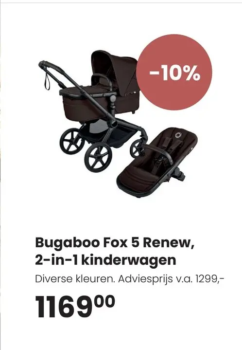 Aanbieding: Bugaboo Fox 5 Renew, 2-in-1 kinderwagen