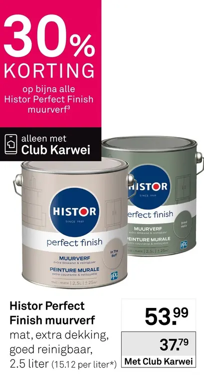 Aanbieding: Perfect Finish muurverf