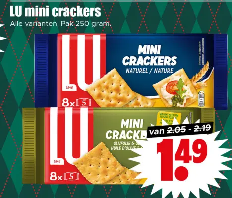 Aanbieding: mini crackers