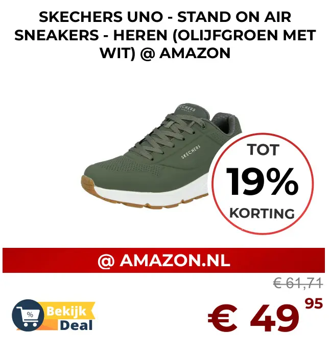 Aanbieding: Skechers Uno - stand on air sneakers