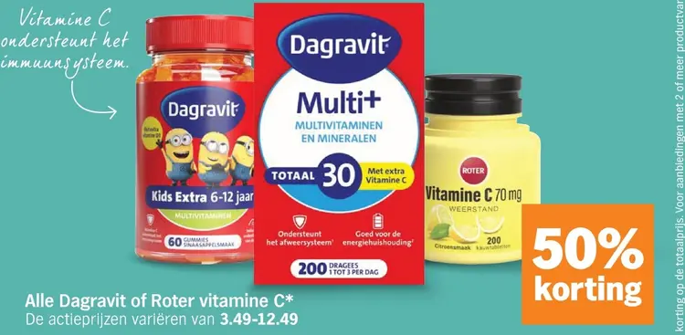 Aanbieding: Dagravit of Roter vitamine C