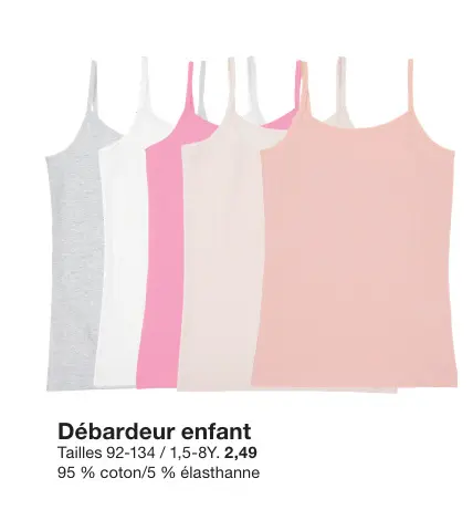 Offre: Débardeur enfant