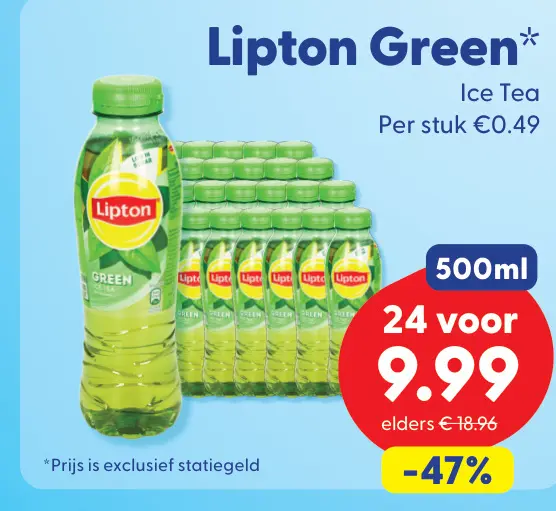 Aanbieding: Lipton Green Ice Tea
