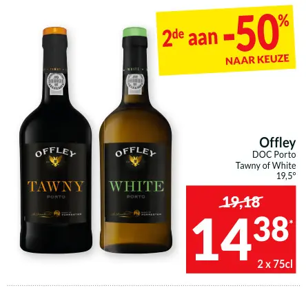 Promotie: Offley DOC Porto Tawny of White