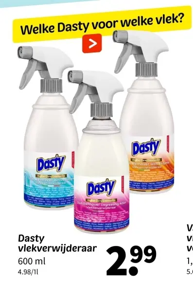 Promotie: Dasty vlekverwijderaar