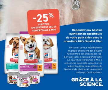 Offre: L'ASSORTIMENT SEC ET HUMIDE SMALL & MINI