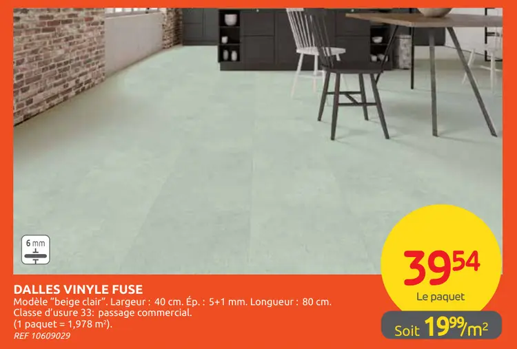 Offre: Dalles vinyle fuse