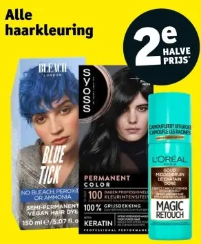 Promotie: Alle haarkleuring