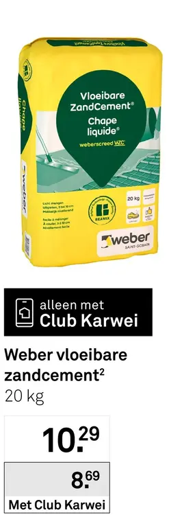 Aanbieding: Vloeibare zandcement