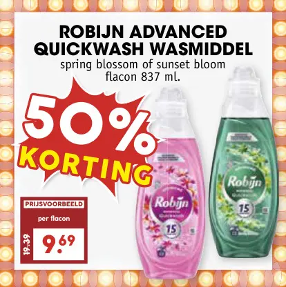 Aanbieding: Advanced quickwash wasmiddel