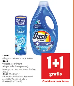 Aanbieding: Lenor of Dash