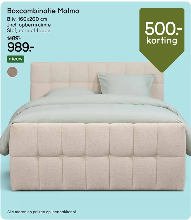 Aanbieding: Boxcombinatie Malmo