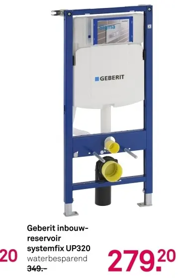 Aanbieding: inbouw-reservoir systemfix UP320
