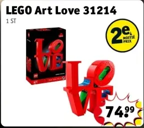 Offre: LEGO Art Love 31214