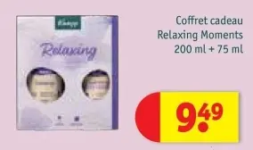 Offre: Coffret cadeau Relaxing Moments