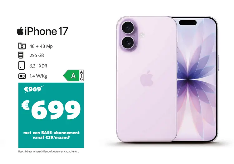 Promotie: iPhone 17