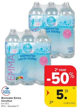 Aanbieding: Bronwater Emma
