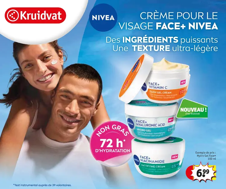 Offre: Crème pour le visage Face+ Nivea