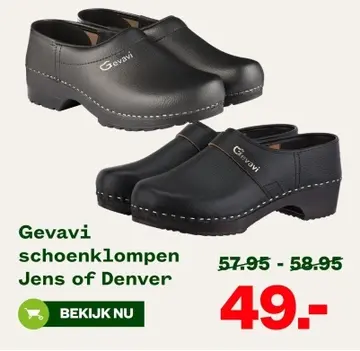 Aanbieding: Gevavi schoenklompen Jens of Denver