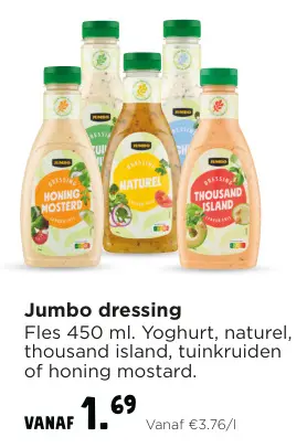 Promotie: Jumbo dressing