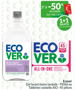Offre: Gel lavant mains lavande ou Tablettes vaissel